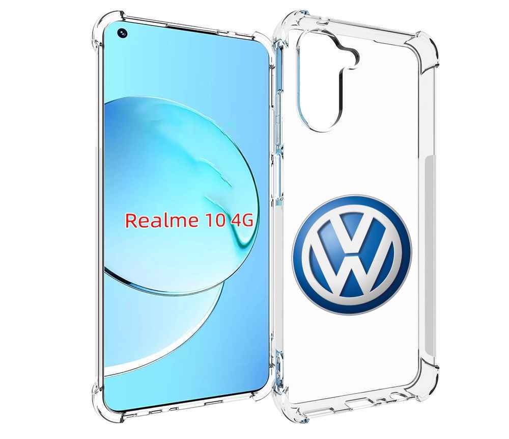 

Чехол Mypads Volkswagen Мужской Для Realme 10, Прозрачный, Tocco