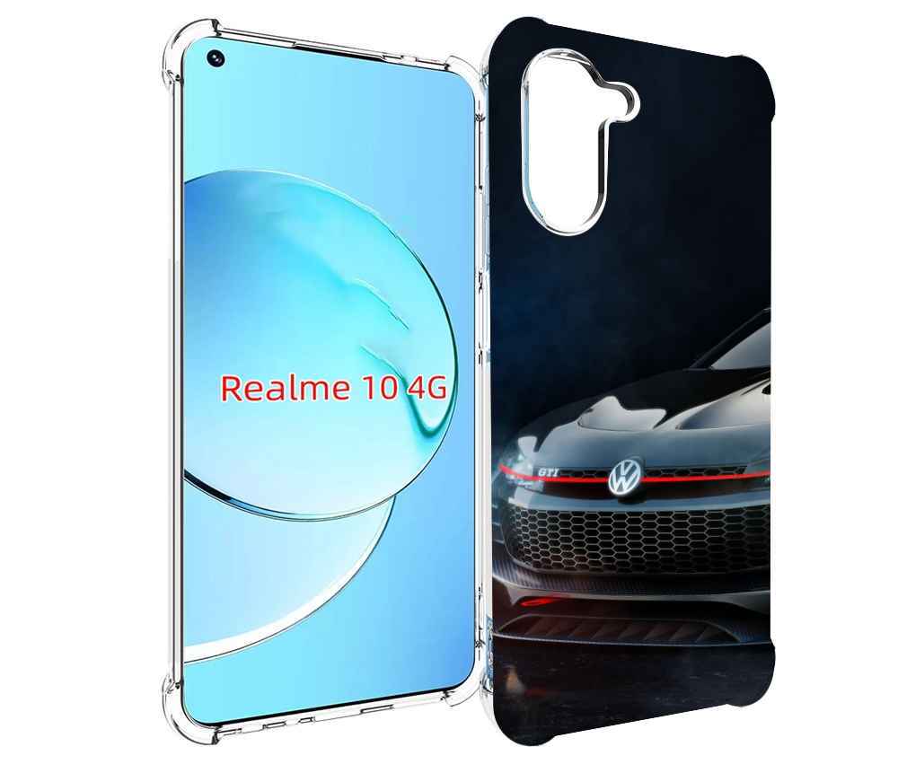 

Чехол Mypads Volkswagen 2 Мужской Для Realme 10, Прозрачный, Tocco
