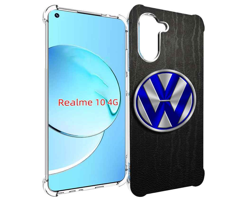

Чехол Mypads Volkswagen 3 Для Realme 10, Прозрачный, Tocco