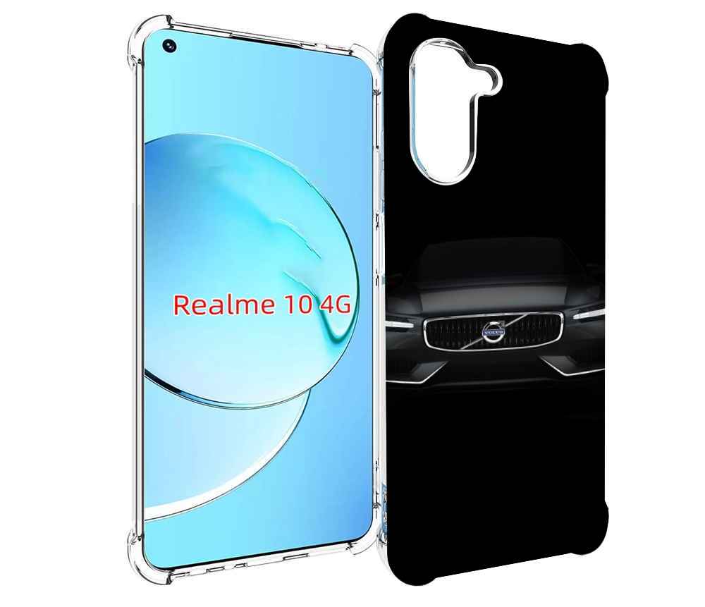 

Чехол Mypads Volvo 1 Мужской Для Realme 10, Прозрачный, Tocco