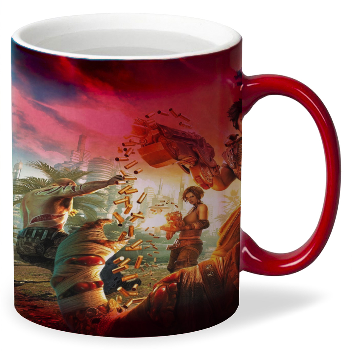 

Кружка CoolPodarok bulletstorm Битва Пинает монстра Гильзы