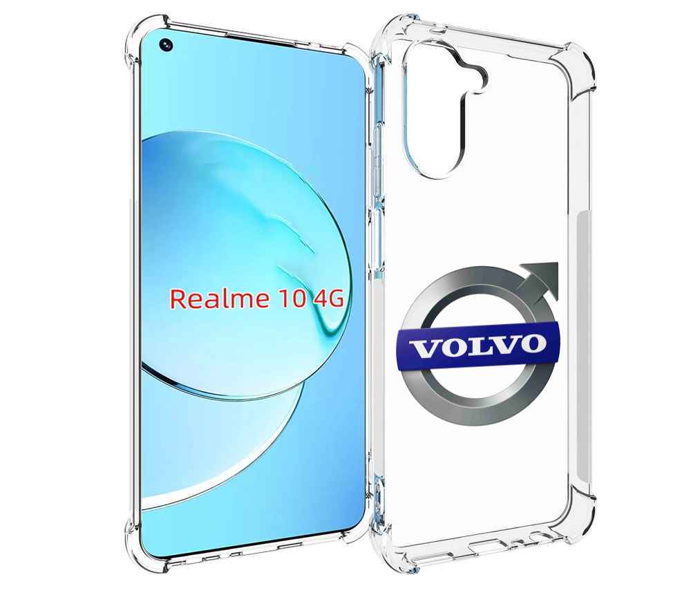 

Чехол Mypads Volvo Мужской Для Realme 10, Прозрачный, Tocco