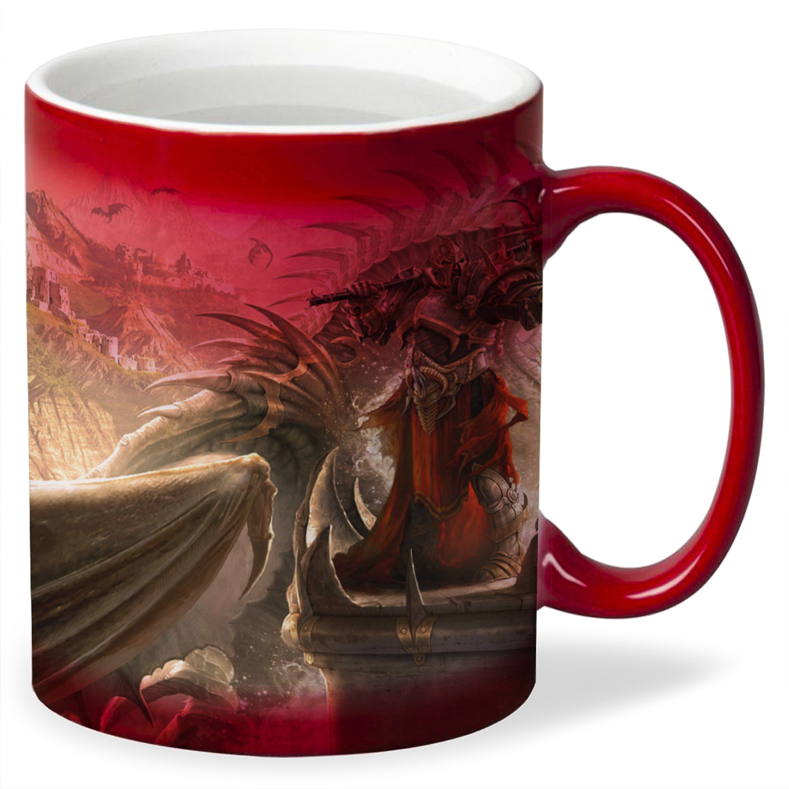 

Кружка CoolPodarok dragon eternity Дракон Рыцарь с секирой