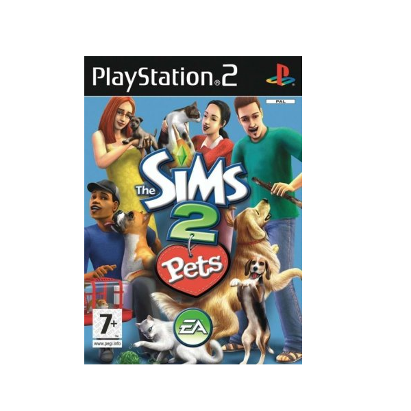 Игра Sims 2. Pets (PlayStation 2, полностью на иностранном языке)