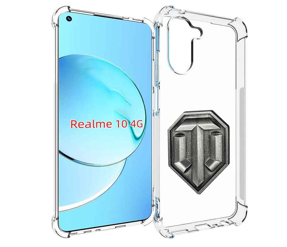 

Чехол MyPads world-of-tanks мужской для Realme 10, Прозрачный, Tocco