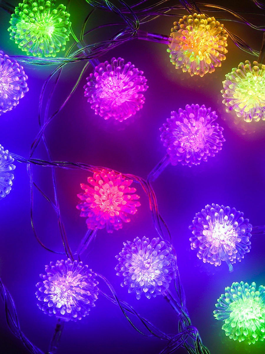 фото Световая гирлянда новогодняя сноу бум 3 м разноцветный