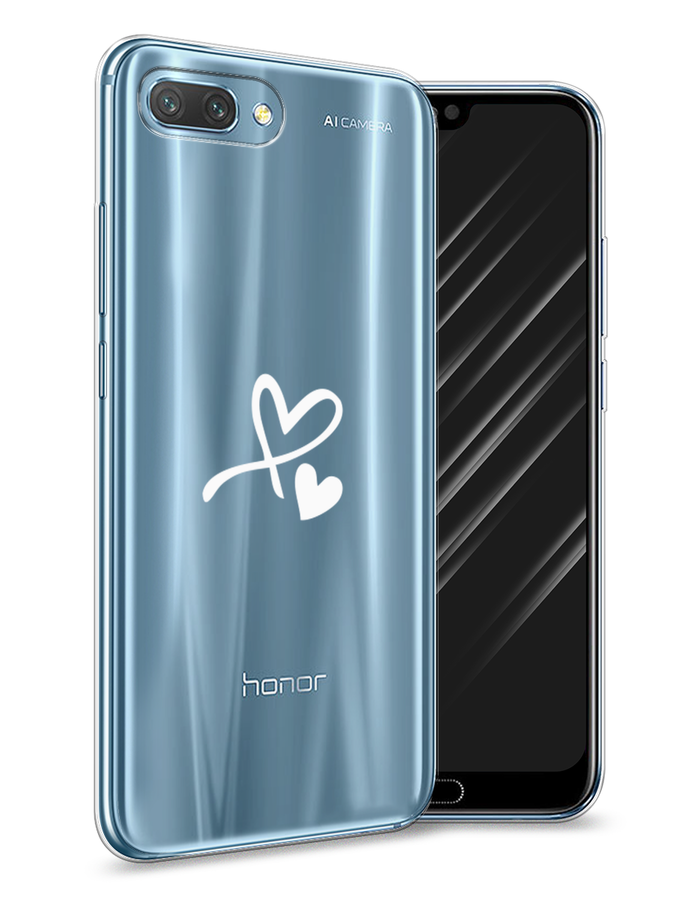 

Чехол Awog на Honor 10 "Сердечко минимализм", Белый, 65350-6