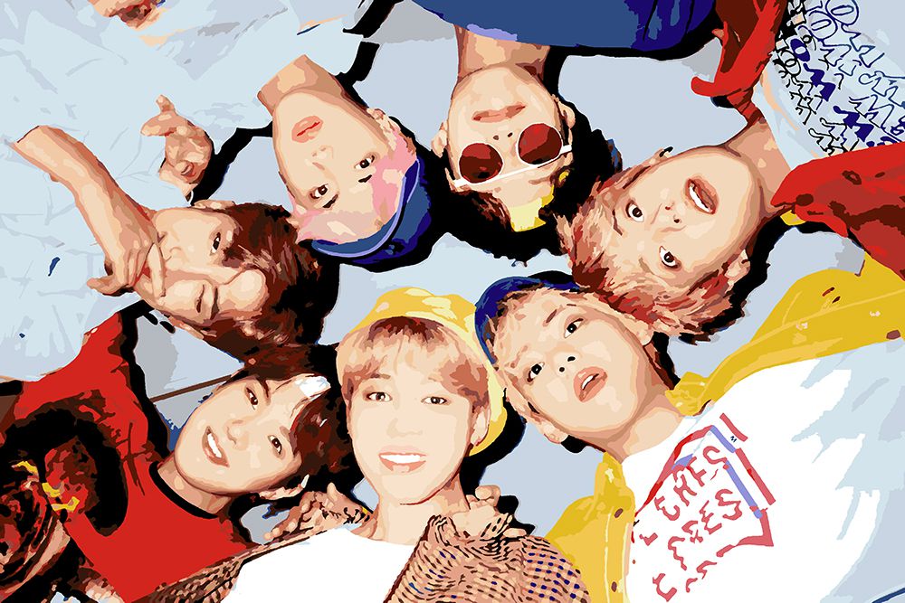 

Картина по номерам Красиво Красим BTS 2019, 80 х 120 см, BTS 2019