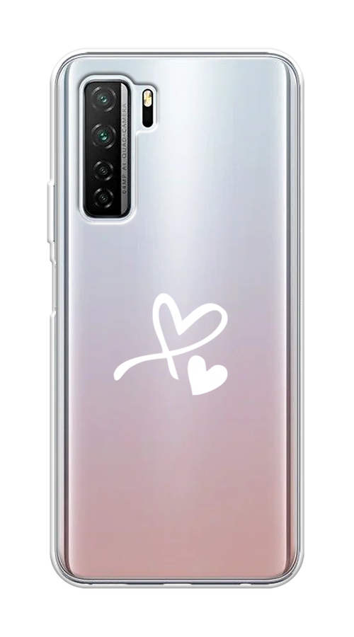

Чехол Awog на Honor 30S (Global) "Сердечко минимализм", Белый, 6102850-6