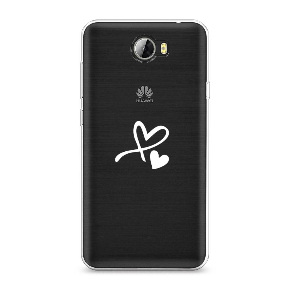

Чехол Awog на Honor 5A "Сердечко минимализм", Белый, 60350-6