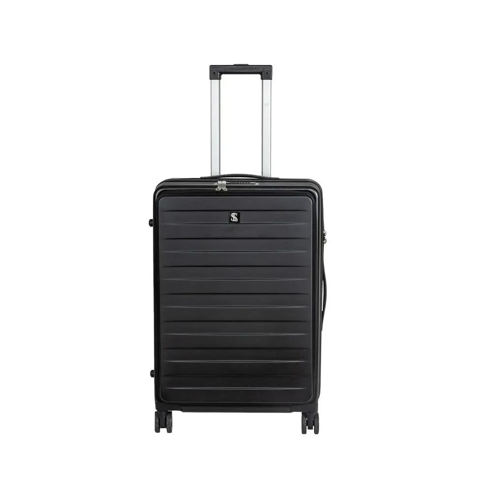

Чемодан унисекс Supra Luggage STS-1009 hot resin L, Черный, STS-1009
