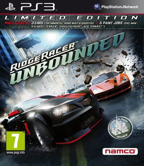 Ridge Racer Unbounded. Limited edition (PS3)