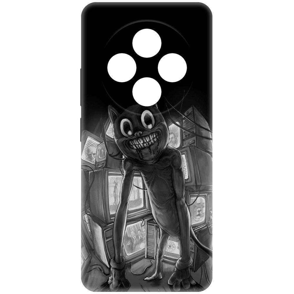 

Чехол-накладка Krutoff Soft Case Хаги Ваги - Картун Кэт для Xiaomi Redmi 14C черный