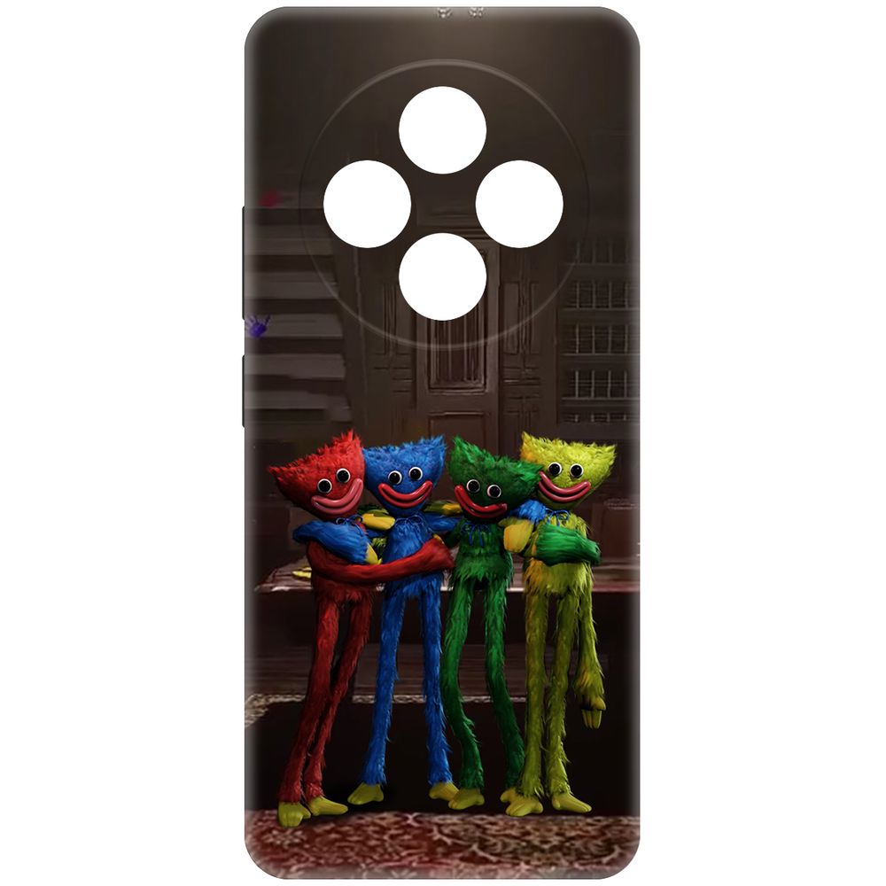 

Чехол-накладка Krutoff Soft Case Хаги Ваги - Мини-Хаги для Xiaomi Redmi 14C черный