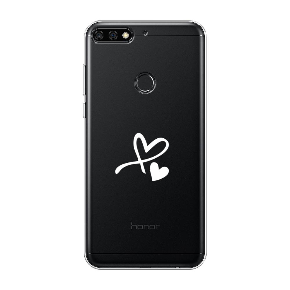 

Чехол Awog на Honor 7C Pro "Сердечко минимализм", Белый, 65550-6
