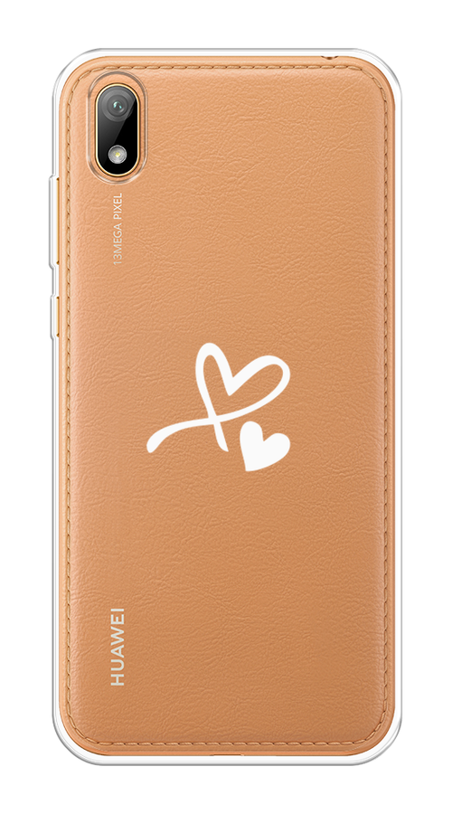 

Чехол Awog на Honor 8S "Сердечко минимализм", Белый, 69150-6