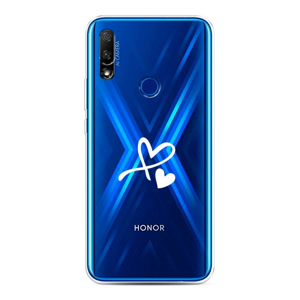 

Чехол Awog на Honor 9X "Сердечко минимализм", Белый, 69950-6
