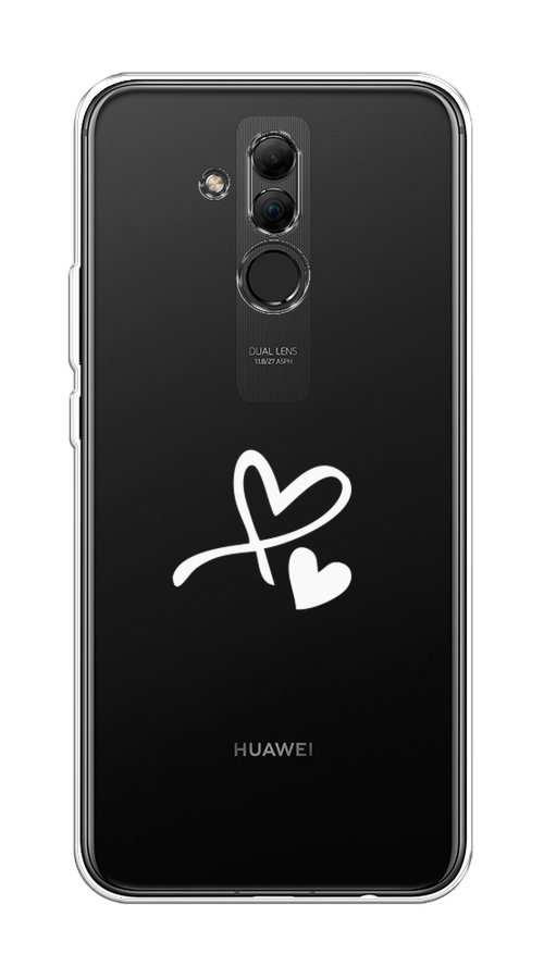 

Чехол Awog на Huawei Mate 20 Lite "Сердечко минимализм", Белый, 66650-6