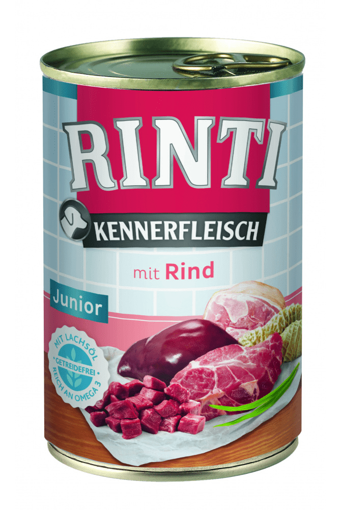 

Консервы для щенков Rinti Kannerfleisch Junior, с говядиной, 400г, Kannerfleisch Junior
