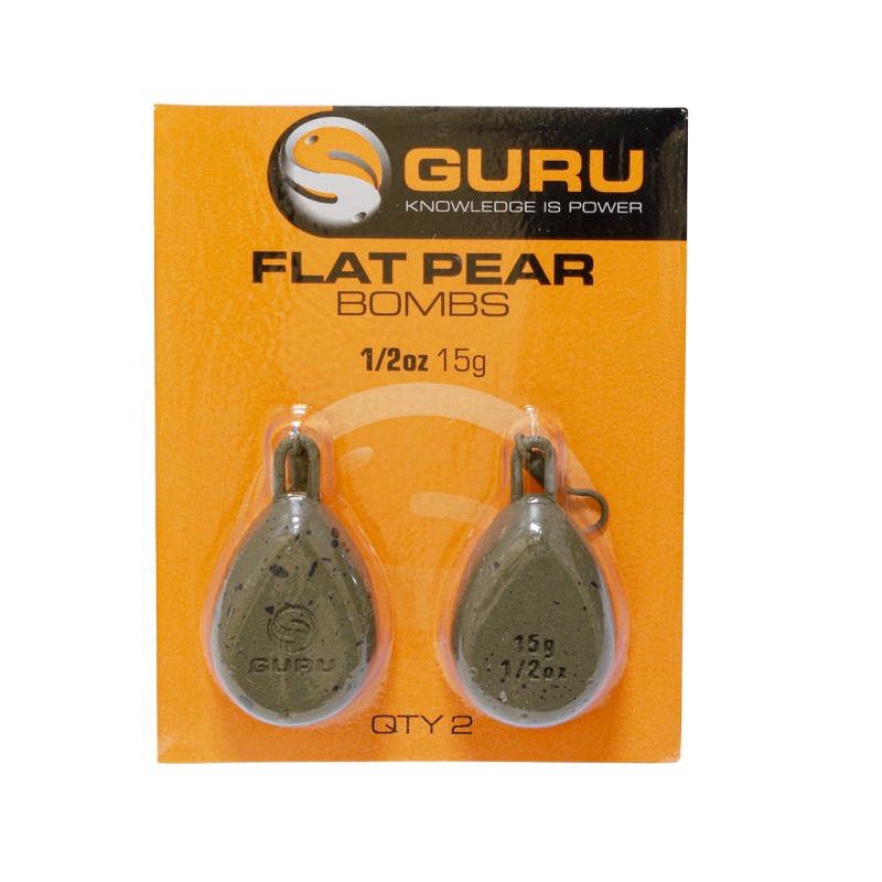 Грузило GURU Flat Pear Bomb 15г