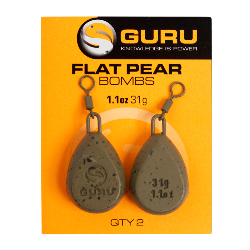 Грузило GURU Flat Pear Bomb 31г