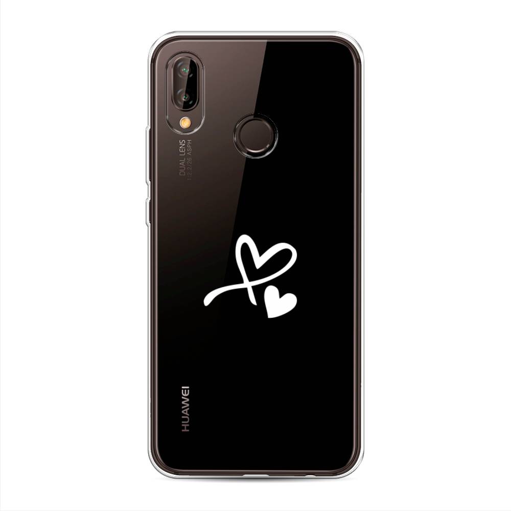 

Чехол Awog на Huawei Nova 3 "Сердечко минимализм", Белый, 66150-6