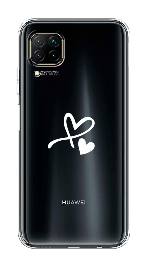 

Чехол Awog на Huawei Nova 6 SE "Сердечко минимализм", Белый, 611750-6
