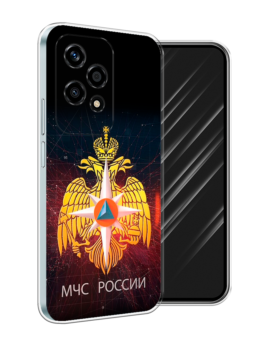 

Чехол Awog на Honor 200 Lite "МЧС России", Черный;желтый;красный, 6124650-1