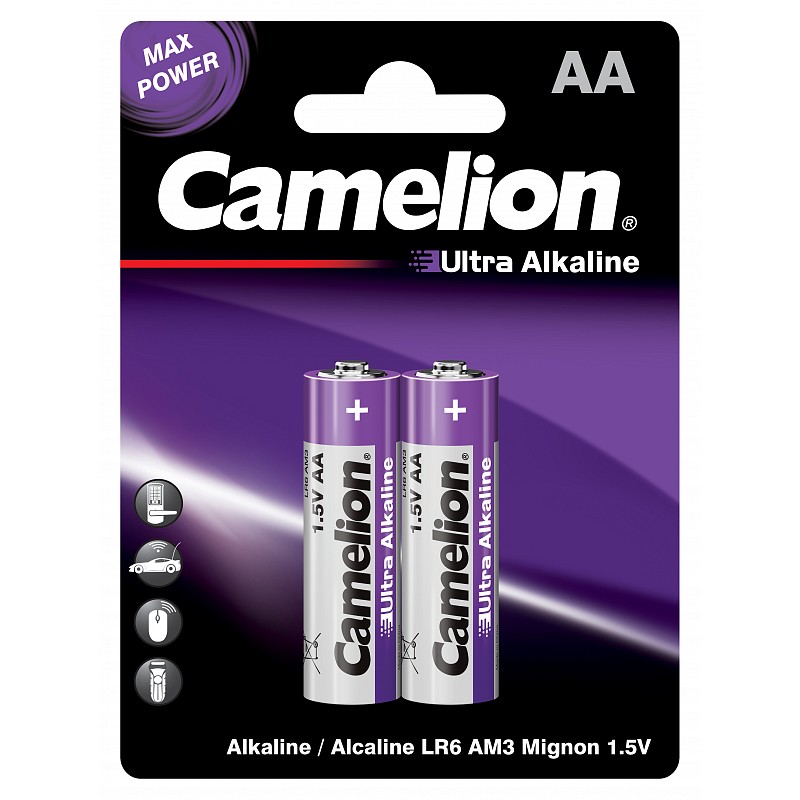 

Набор из 24 шт, Camelion Ultra BL-2 LR6 (LR6-BP2UT, батарейка 1,5В) 14982