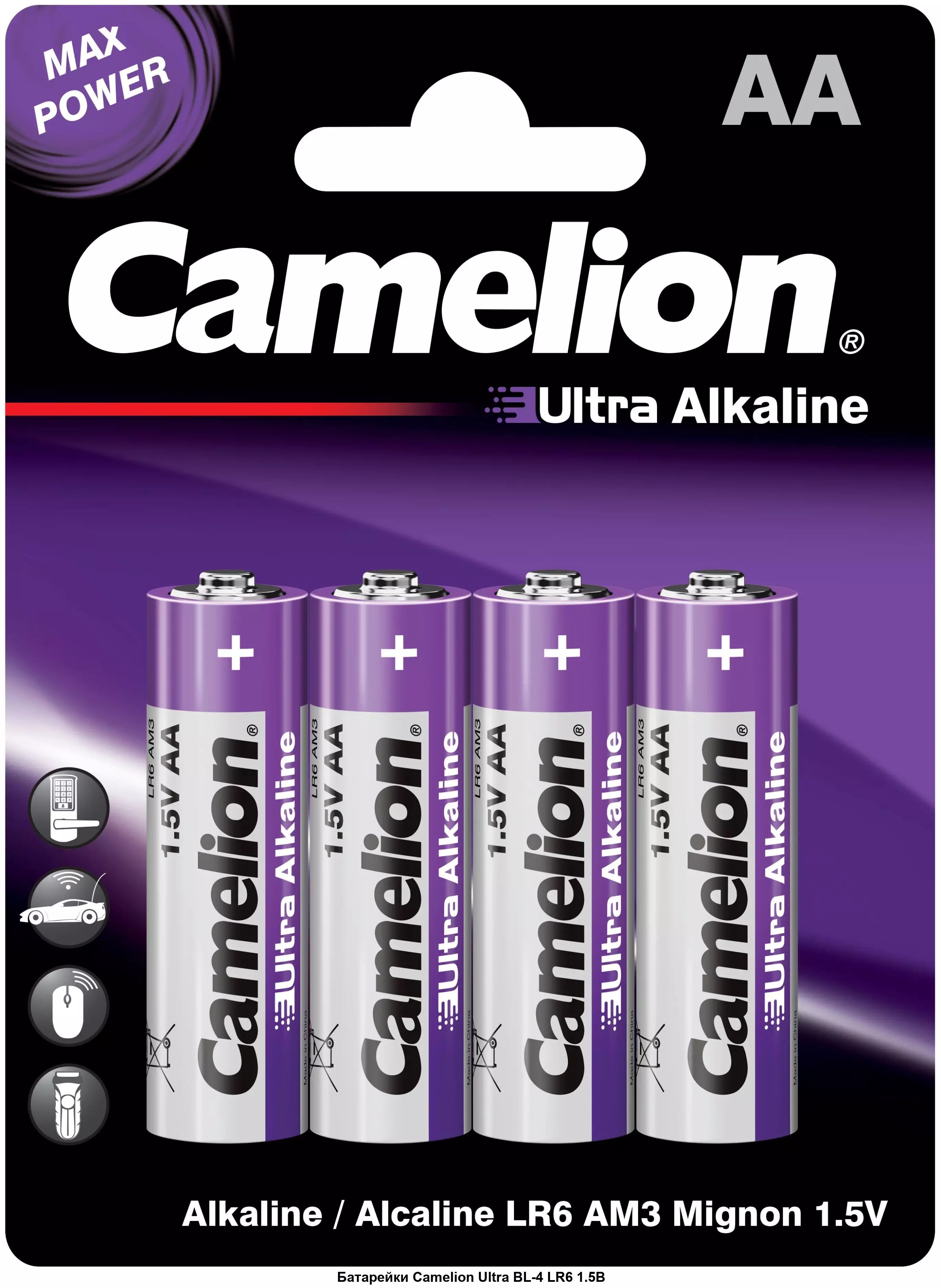 Набор из 48 шт, Camelion Ultra BL-4 LR6 (LR6-BP4UT, батарейка 1.5В) 14984