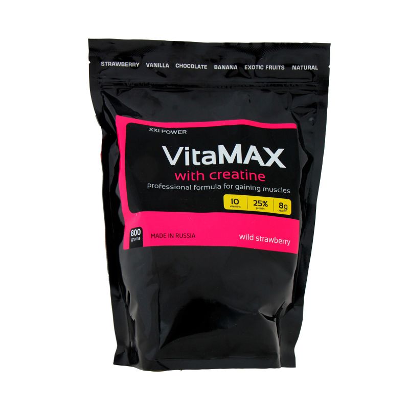 

Гейнер XXI Power VitaMAX + Creatine, 800 г, banana, VitaMAX + Creatine