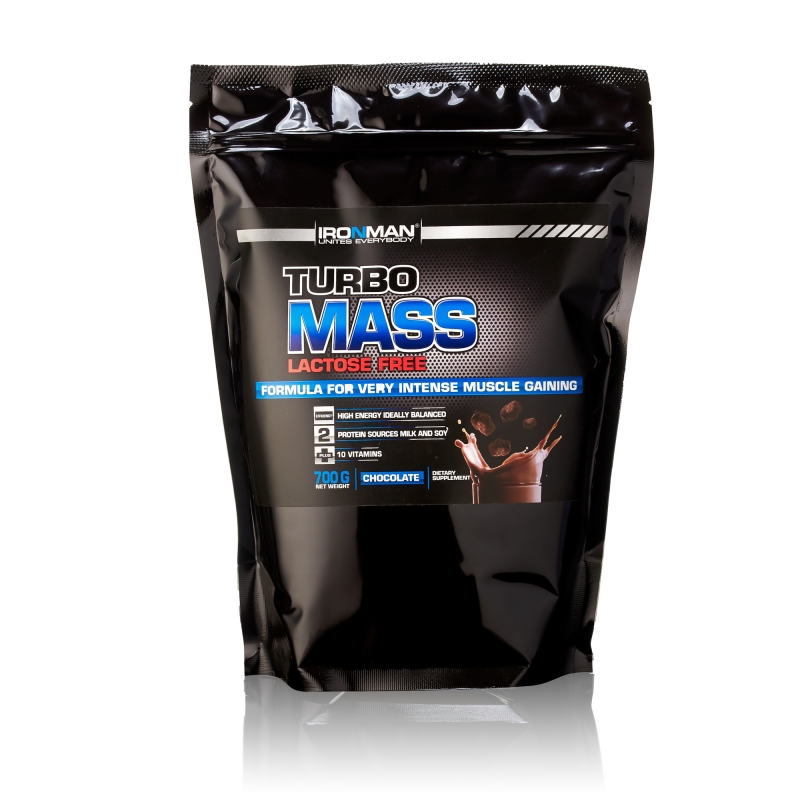 фото Гейнер ironman turbo mass lactose free, 700 г, chocolate