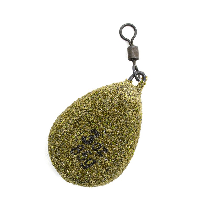 Грузило KORDA Textured Flat Pear Swivel 3,0oz 84г