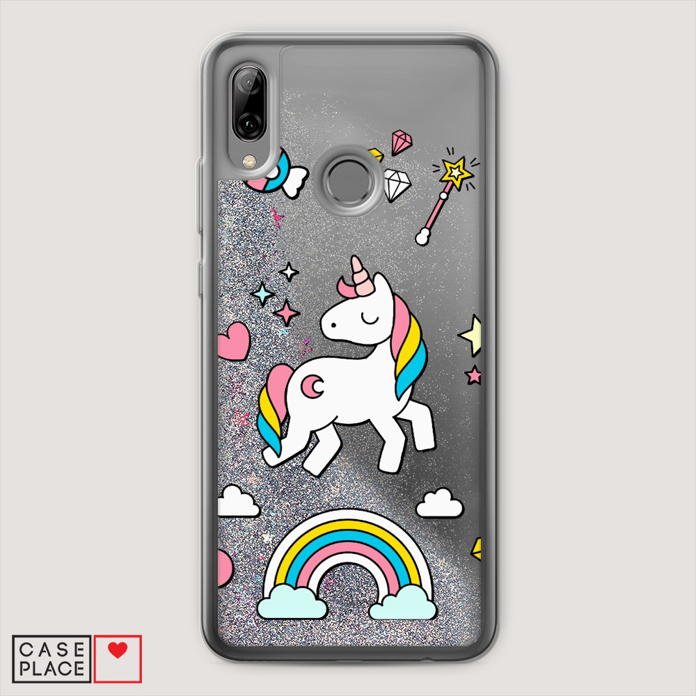 

Чехол Awog на Huawei P Smart 2019/Honor 10 Lite "Принцесса единорог", Разноцветный, 67291-1