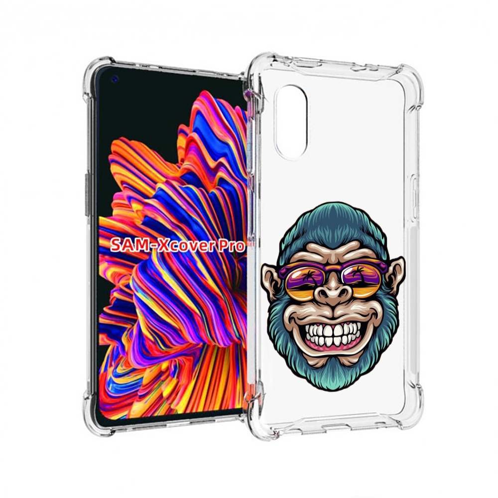 

Чехол MyPads обезьяна улыбается для Samsung Galaxy Xcover Pro 1, Прозрачный, Tocco