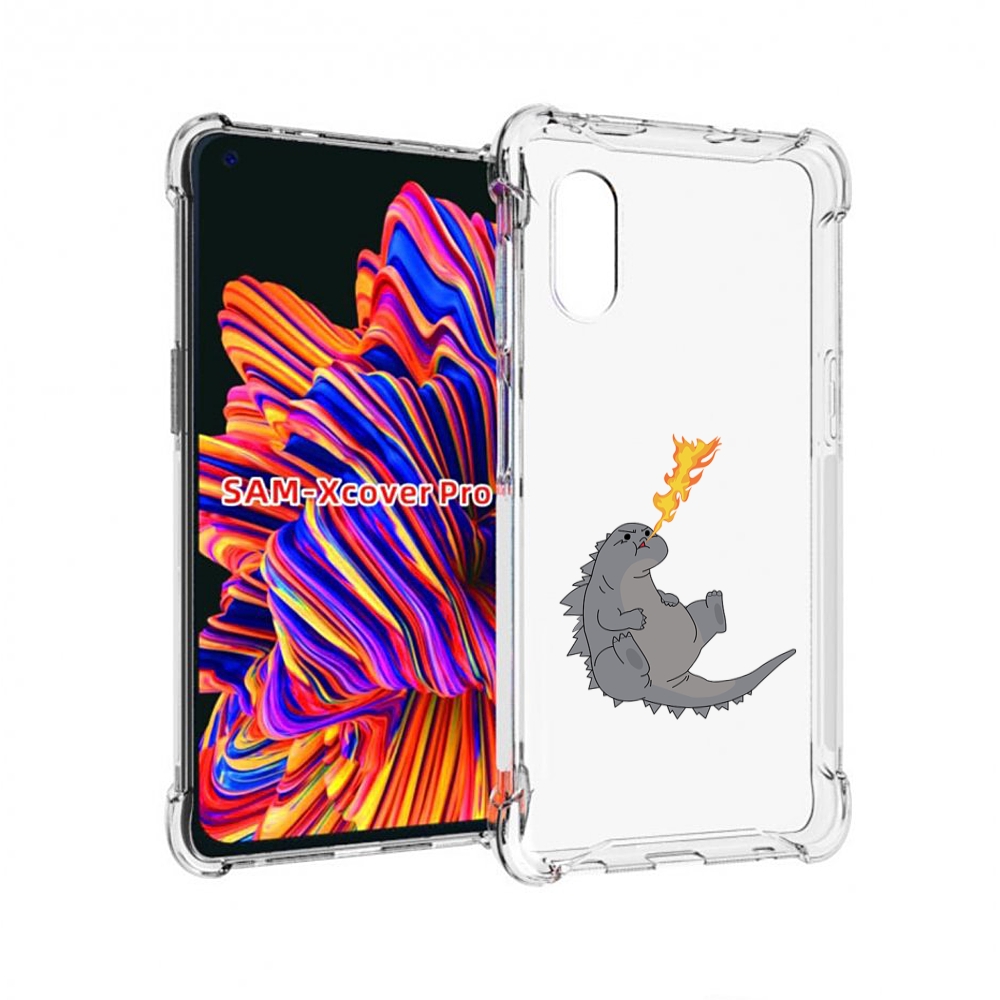 

Чехол MyPads огнедышащий-дракончик для Samsung Galaxy Xcover Pro 1, Прозрачный, Tocco