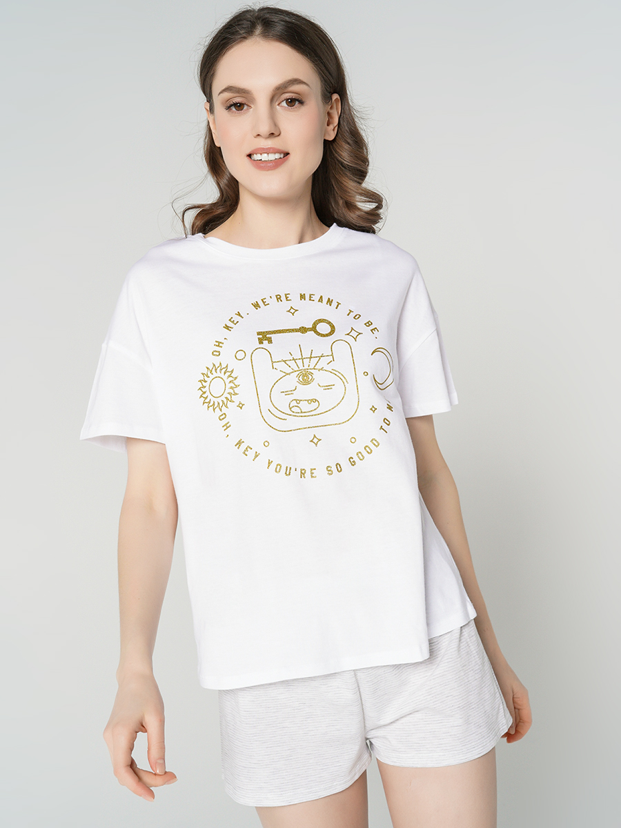 

Пижама женская ТВОЕ 67862 белая XL, 67862