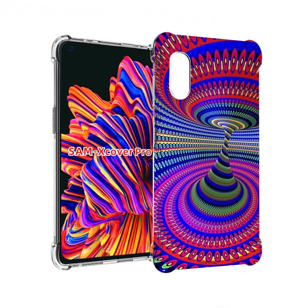 

Чехол MyPads оптическая иллюзия для Samsung Galaxy Xcover Pro 1, Прозрачный, Tocco