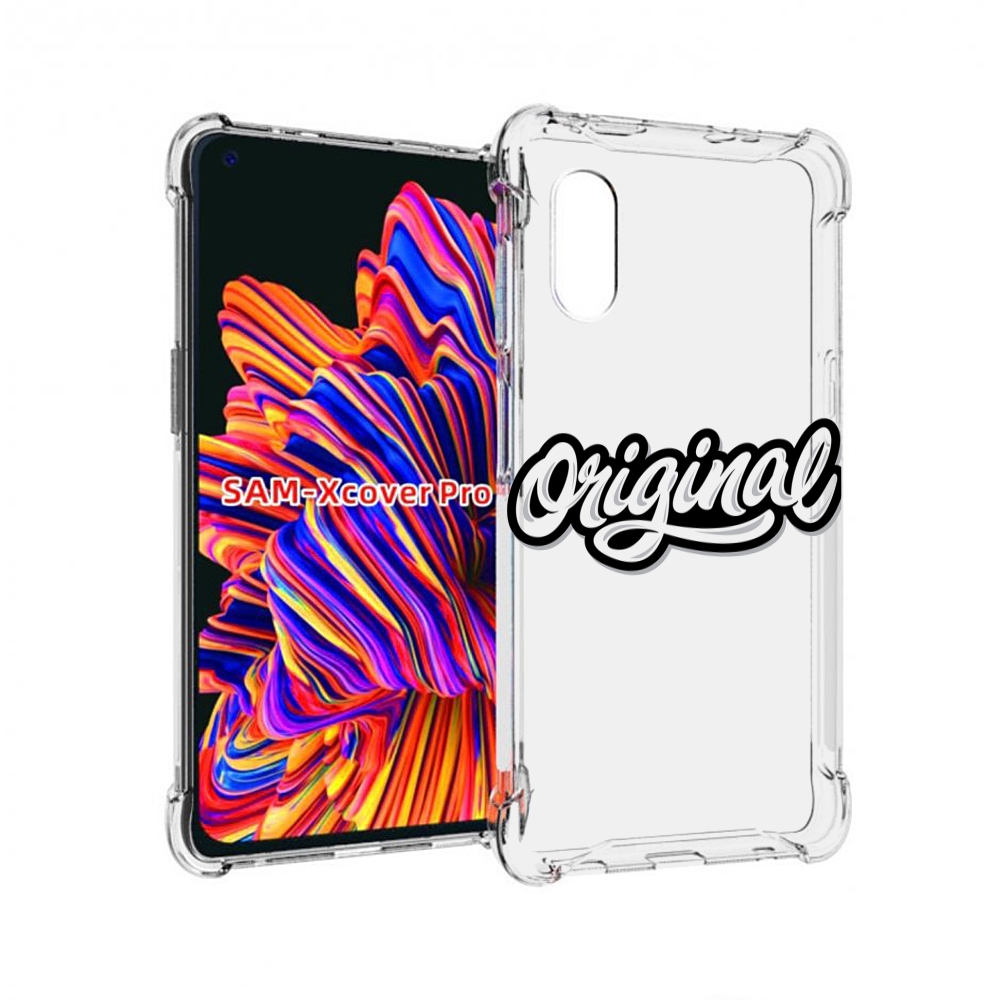 

Чехол MyPads оригинал-надпись для Samsung Galaxy Xcover Pro 1, Прозрачный, Tocco