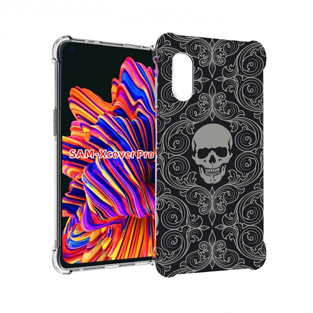 

Чехол MyPads орнамент-черепов для Samsung Galaxy Xcover Pro 1, Прозрачный, Tocco