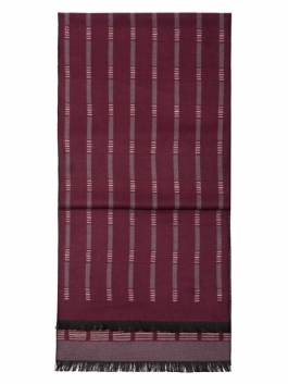 фото Шарф мужской labbra 01-00037606 бордовый, 30х180 см
