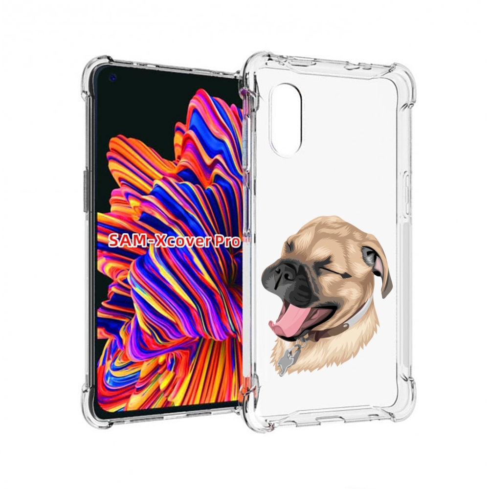 

Чехол MyPads очень-довольная-собака для Samsung Galaxy Xcover Pro 1, Прозрачный, Tocco