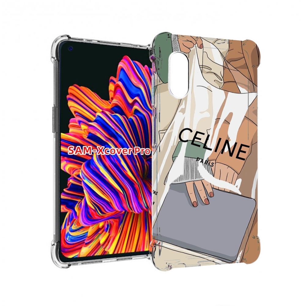 

Чехол MyPads пакет-келин-париж женский для Samsung Galaxy Xcover Pro 1, Прозрачный, Tocco