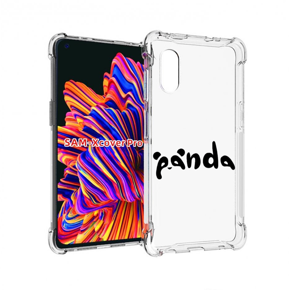 

Чехол MyPads панда надпись для Samsung Galaxy Xcover Pro 1, Прозрачный, Tocco