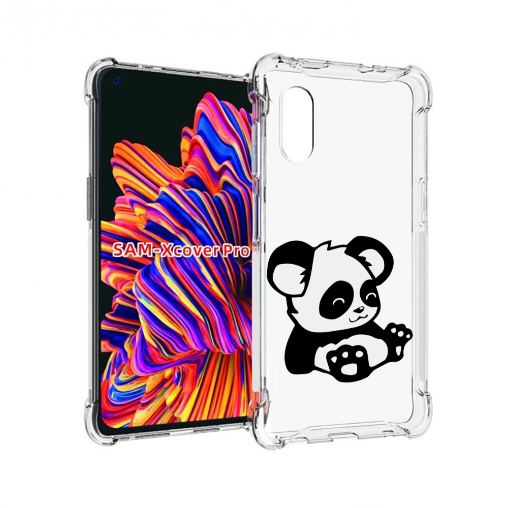 

Чехол MyPads панда-детеныш детский для Samsung Galaxy Xcover Pro 1, Прозрачный, Tocco