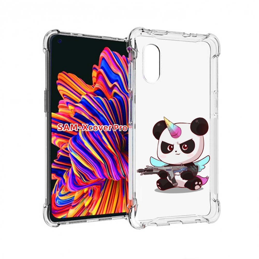 

Чехол MyPads панда-единорог детский для Samsung Galaxy Xcover Pro 1, Прозрачный, Tocco