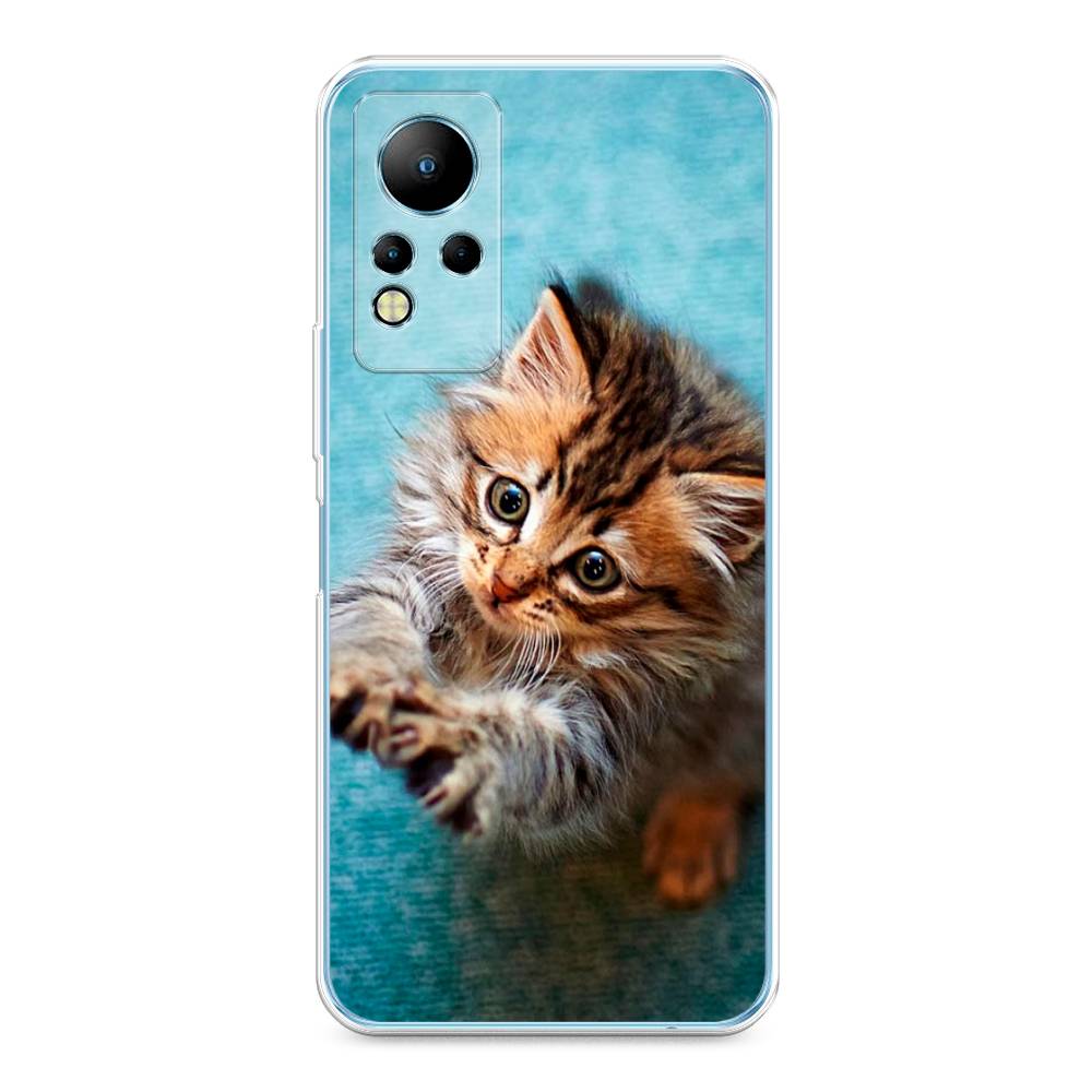 

Чехол Awog на Infinix Note 12 G88 "Котенок просит есть", Разноцветный, 3101850-2