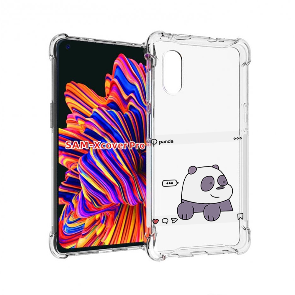 

Чехол MyPads пандочка-фотка для Samsung Galaxy Xcover Pro 1, Прозрачный, Tocco