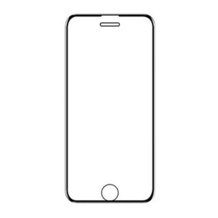 

Защитное стекло с силиконовым краем iPhone 6/6s/7/8 Full Screen (черный), iPhone 6