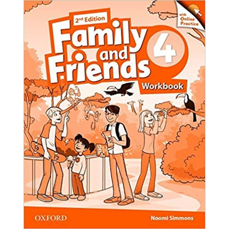 фото Книга family and friends (2nd edition). 4 workbook with online practice oxford